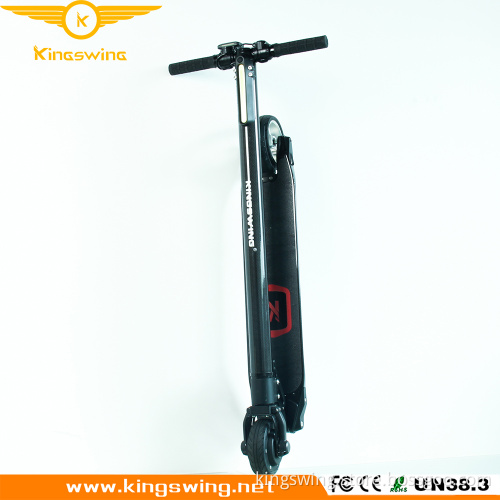 2016 Factory Lightest Carbon Fiber electric scooter Folding electic bicycle with Handrail